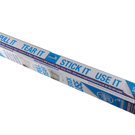 Magic Whiteboard Dry Erase Whiteboard Sheets GRIDDED 3'x4' 25 WHITE Perforated Sheets (MW2125)