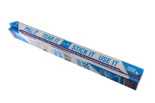 Magic Whiteboard Dry Erase Whiteboard Sheets GRIDDED 3'x4' 25 WHITE Perforated Sheets (MW2125)
