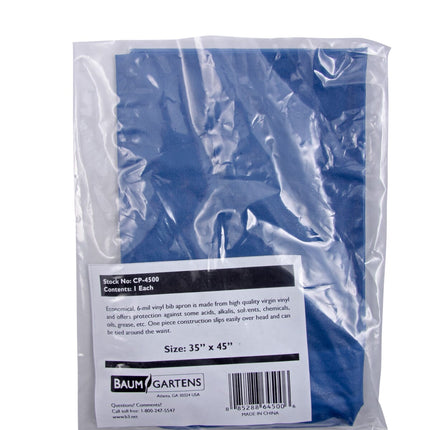 Baumgartens Vinyl Apron - Blue (CP-4500)