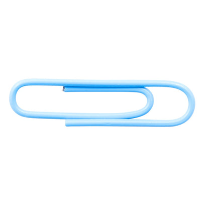 Baumgartens Vinyl Coated Paper Clips #1 Standard Size 500 Pack ASSORTED Colors (ES-9500)