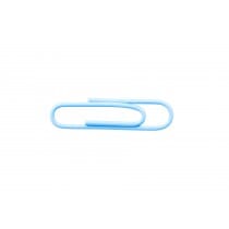 Baumgartens Vinyl Coated Paper Clips #1 Standard Size 500 Pack ASSORTED Colors (ES-9500)