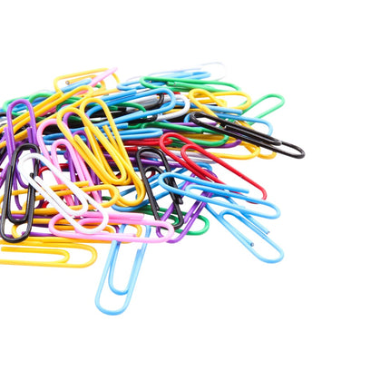 Baumgartens Vinyl Coated Paper Clips #1 Standard Size 500 Pack ASSORTED Colors (ES-9500)