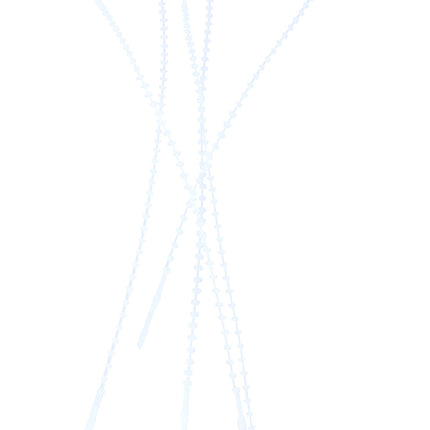 Baumgartens Plastic Ties 250 Pack WHITE (GI-5000)