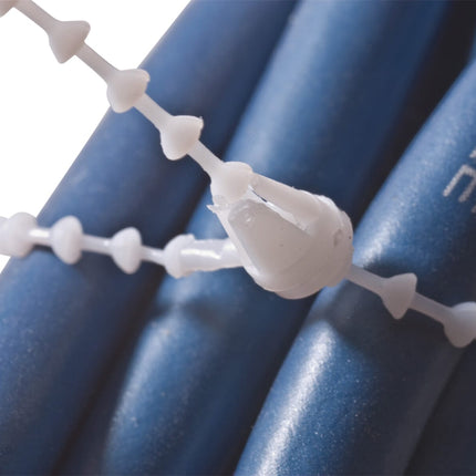 Baumgartens Plastic Ties 250 Pack WHITE (GI-5000)