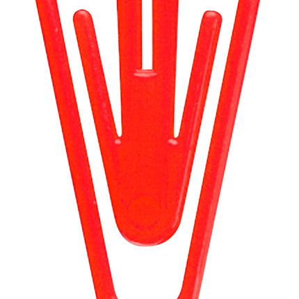 Plastiklips Paper Clips Medium Size 500 Pack ASSORTED Colors (LP-0300)