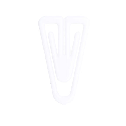 Plastiklips Paper Clips Large Size 200 Pack WHITE (LP-0610)