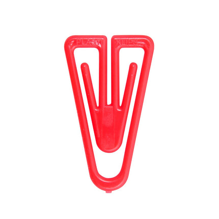 Plastiklips Paper Clips Large Size 200 Pack RED (LP-0620)