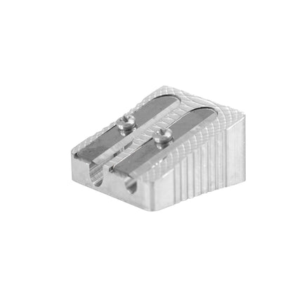Baumgartens Pencil Sharpener Dual Hole SILVER (MR-2110)