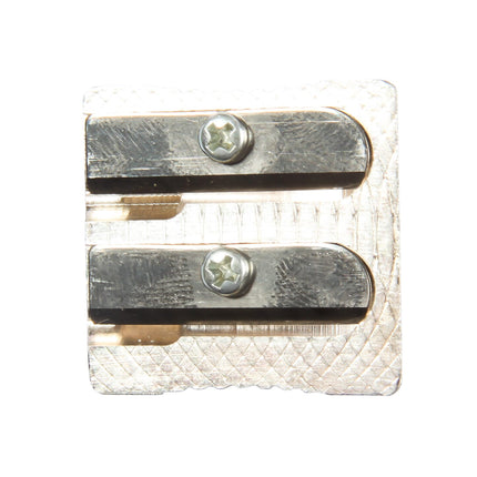 Baumgartens Pencil Sharpener Dual Hole SILVER (MR-2110)