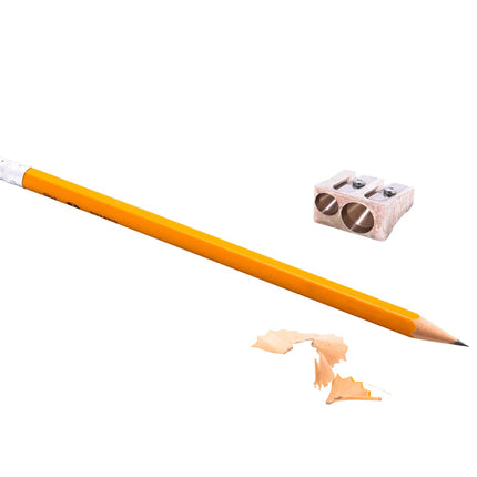 Baumgartens Pencil Sharpener Dual Hole SILVER (MR-2110)