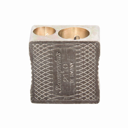Baumgartens Pencil Sharpener Dual Hole SILVER (MR-2110)