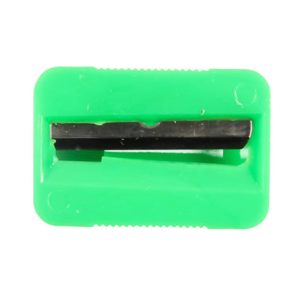 Baumgartens Slanted Face Pencil Sharpener Single Hole ASSORTED Colors (MR3380)