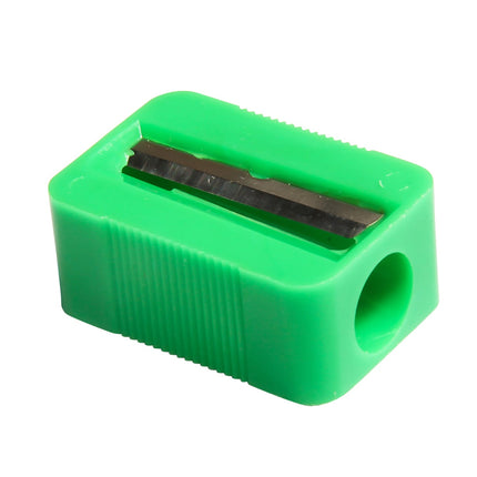 Baumgartens Slanted Face Pencil Sharpener Single Hole ASSORTED Colors (MR3380)