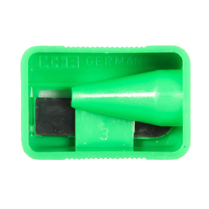 Baumgartens Slanted Face Pencil Sharpener Single Hole ASSORTED Colors (MR3380)