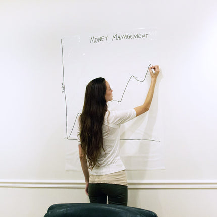 Magic Whiteboard 25 Sheet Roll WHITE (23.5” x 31.5” x 26 Ft.) Portable Dry-Erase Surface | Removable Static Cling | Home, Office or Classroom Use (MW1125)
