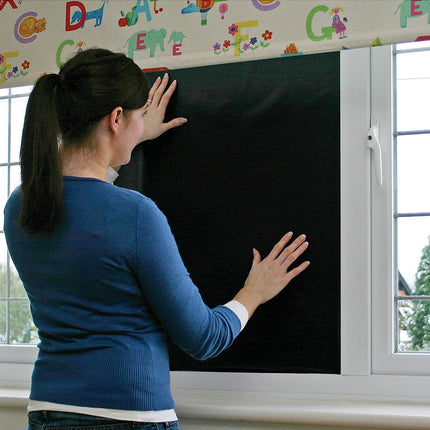 Magic BLACKOUT BLIND Tinted Privacy Film (50 Sq. Ft.) Light Blocking Window Tint (MW4110)