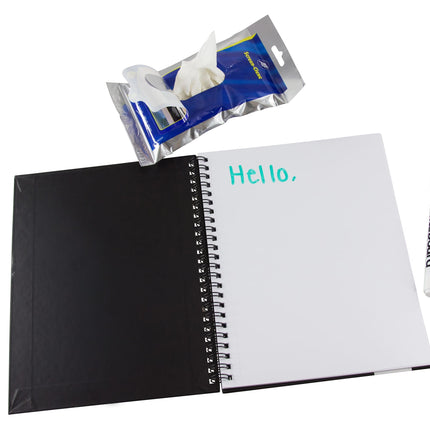 Magic Whiteboard Dry Erase Markers | BLACK BLUE GREEN RED | Low-Odor | Non-Toxic (MW5204)