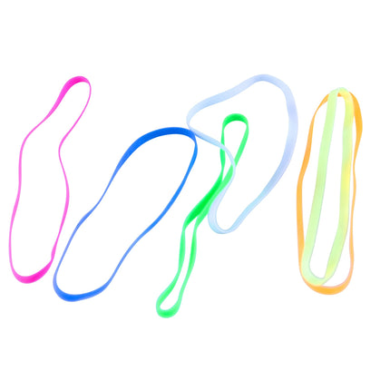 Conserve PlastiBands 2 1/8" 200 Pack ASSORTED Colors (SF-5000)