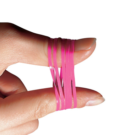 Conserve PlastiBands 2 1/8" 200 Pack ASSORTED Colors (SF-5000)