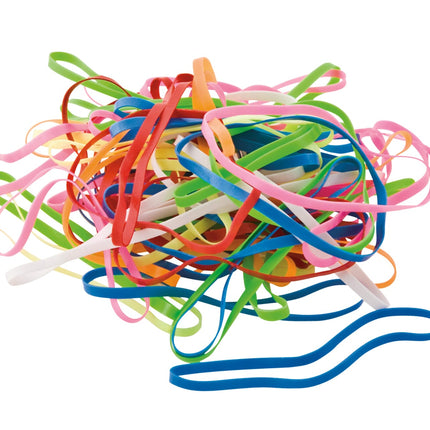 Conserve PlastiBands 2 1/8" 200 Pack ASSORTED Colors (SF-5000)