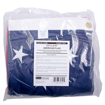 Integrity Flags Heavyweight Nylon American Flag (TB-5800)
