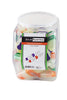Baumgartens Pencil Sharpeners Torpedo with Eraser Single Hole Hexagonal Tub Display of 30 ASSORTED Colors (14889)