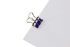 Baumgartens Metallic Designer Binder Clips Mini 12 Pack ASSORTED Colors (29710)