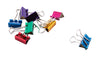 Baumgartens Metallic Designer Binder Clips Small 8 Pack ASSORTED Colors (29720)