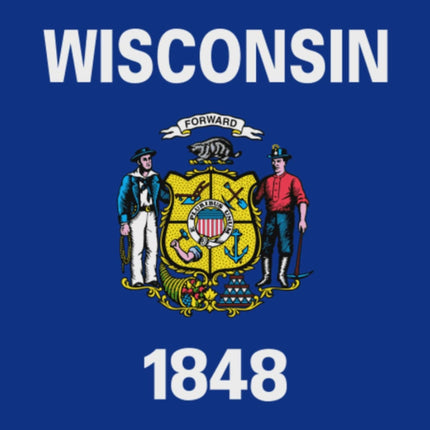 Integrity Flags Wisconsin State Flag 36" x 60" (33568)
