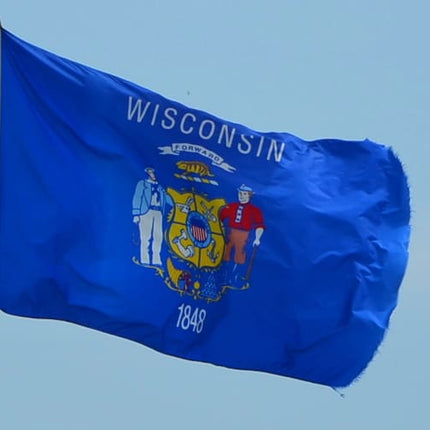 Integrity Flags Wisconsin State Flag 36" x 60" (33568)