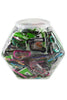 Baumgartens Caribiner Keychains Small Size Hexagonal Tub Display of 150 ASSORTED Colors (41019)
