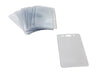 SICURIX Proximity Badge Holders Vertical 50 Pack CLEAR (47820)