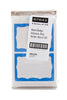 SICURIX BLUE Border Adhesive Badges 2 Per Sheet 100 Pack WHITE (67643)