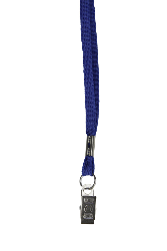 SICURIX Lanyard Flat BLUE with Clip 100 Pack (65603) – Baumgartens - B3.net