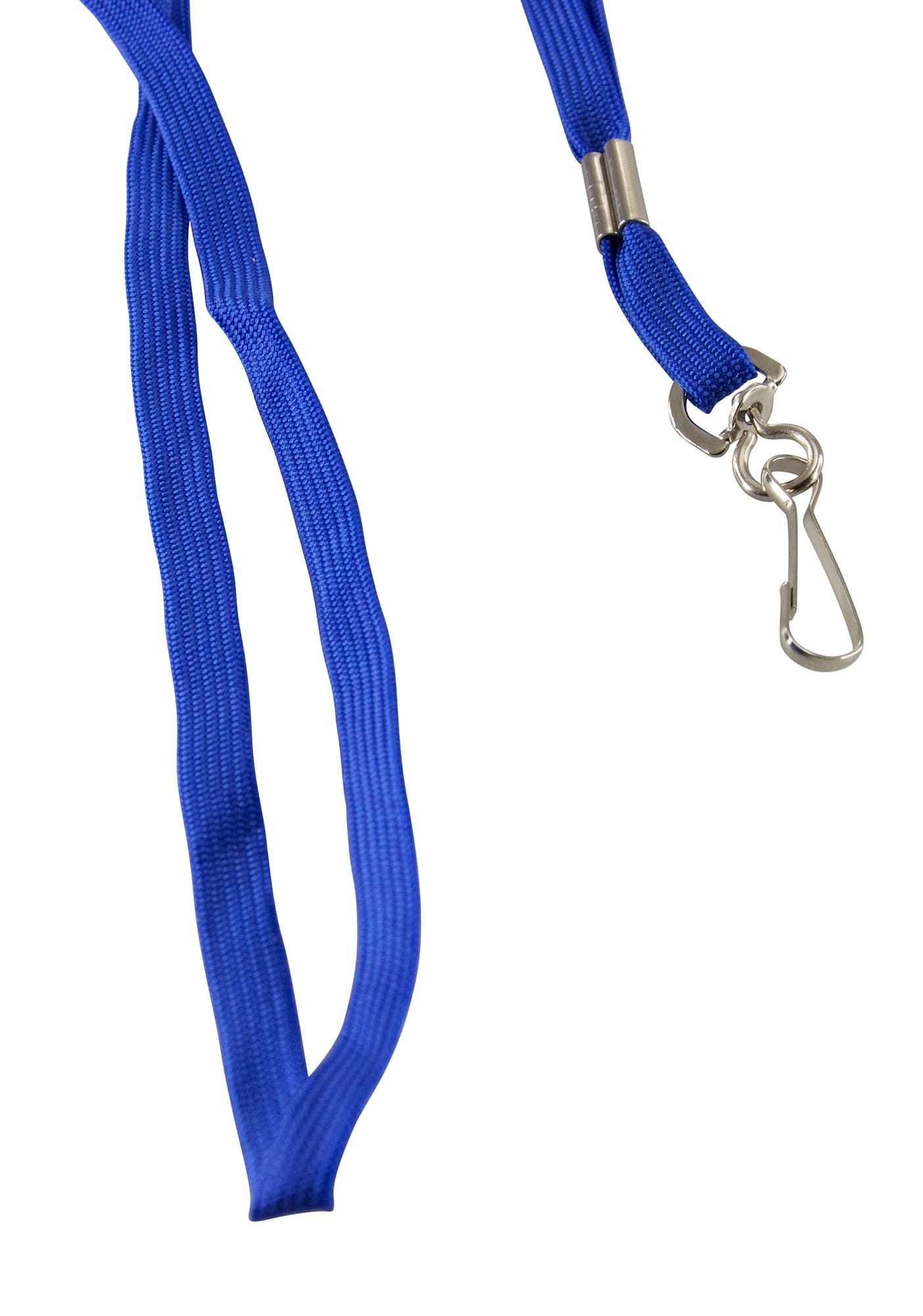 SICURIX Lanyard Flat BLUE with J Hook 100 Pack (65613)