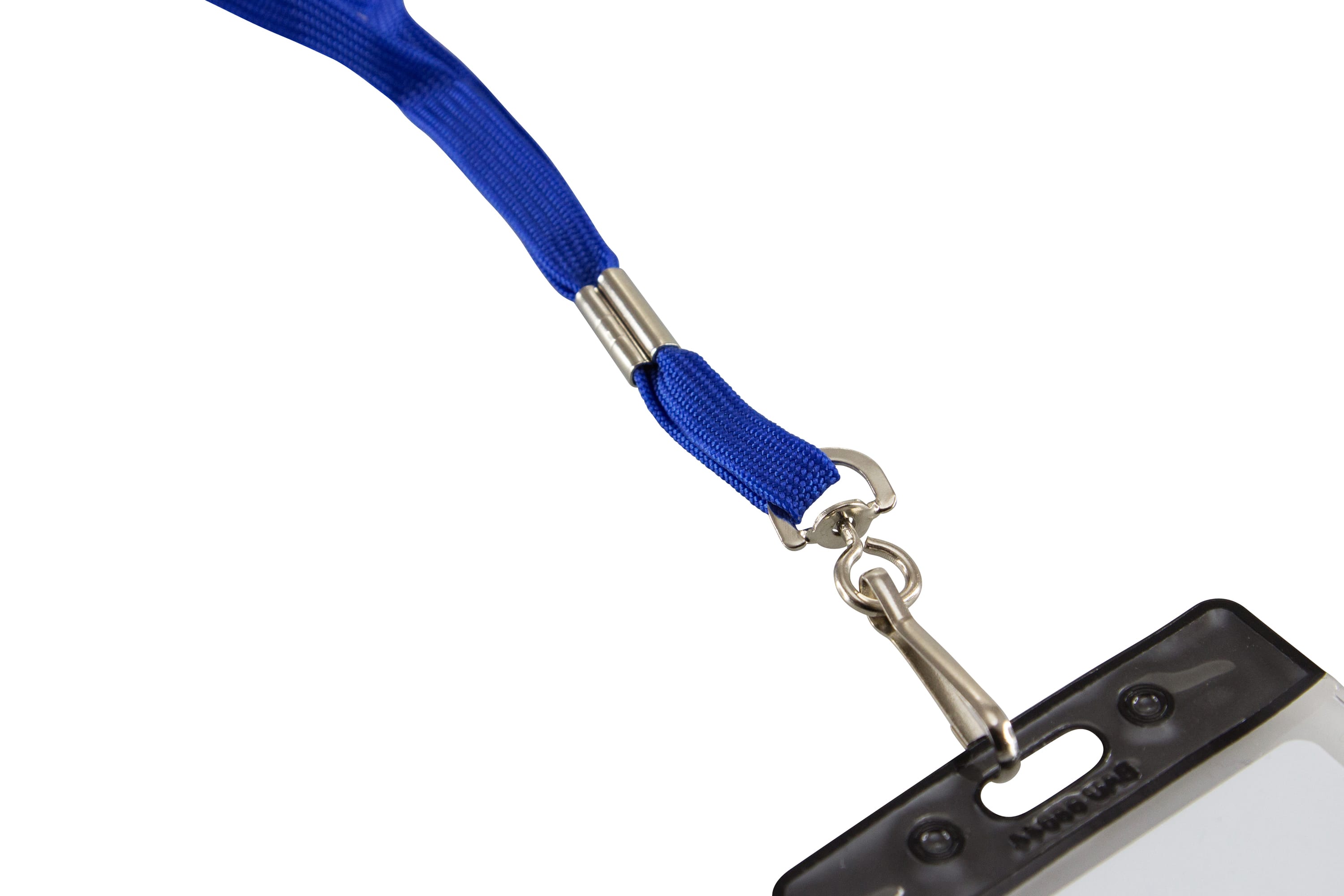 SICURIX Lanyard Flat BLUE with J Hook 100 Pack (65613)