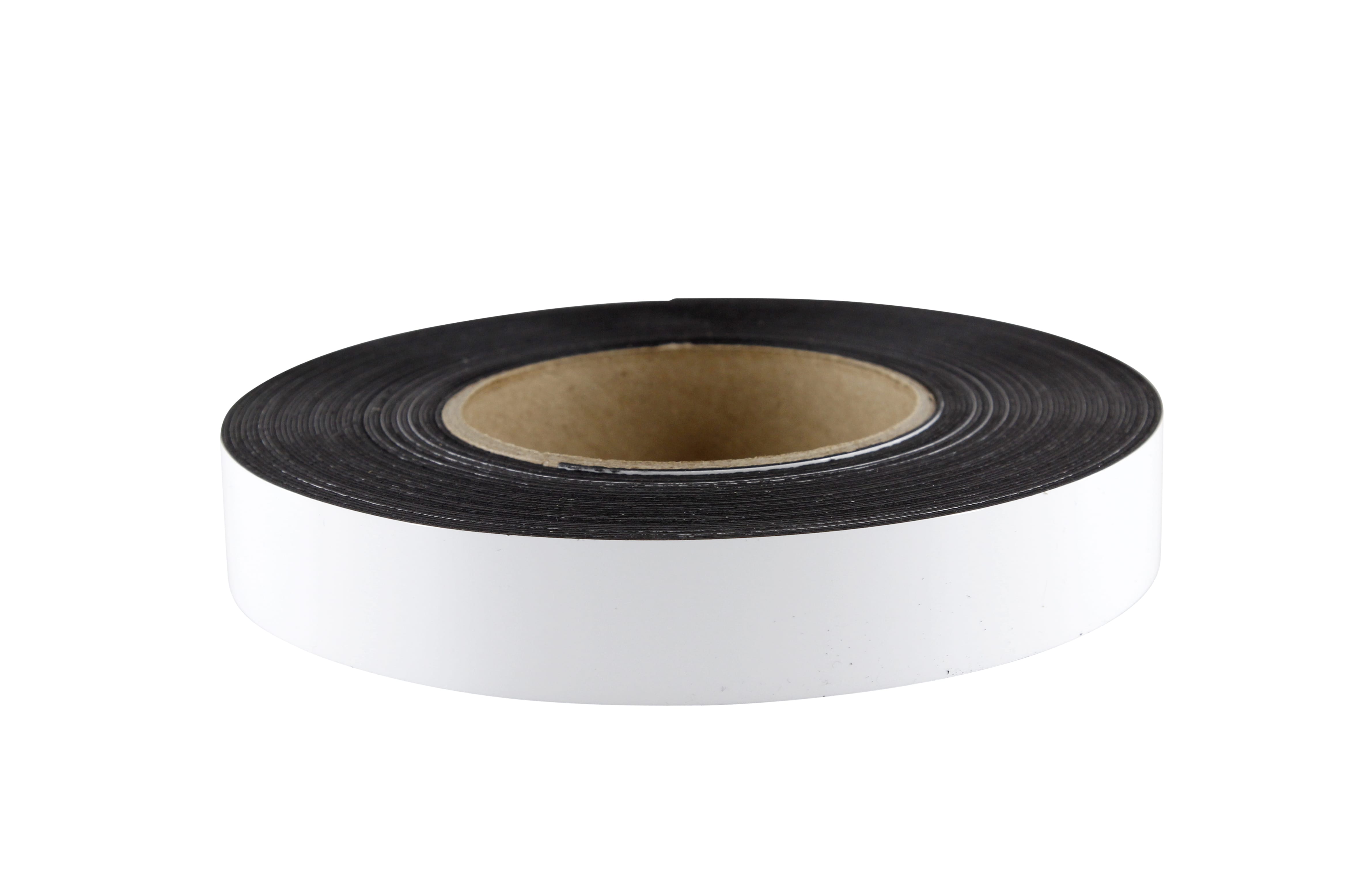 Zeus Adhesive-Backed Magnetic Tape, 1/2 x 10ft, Roll - Black