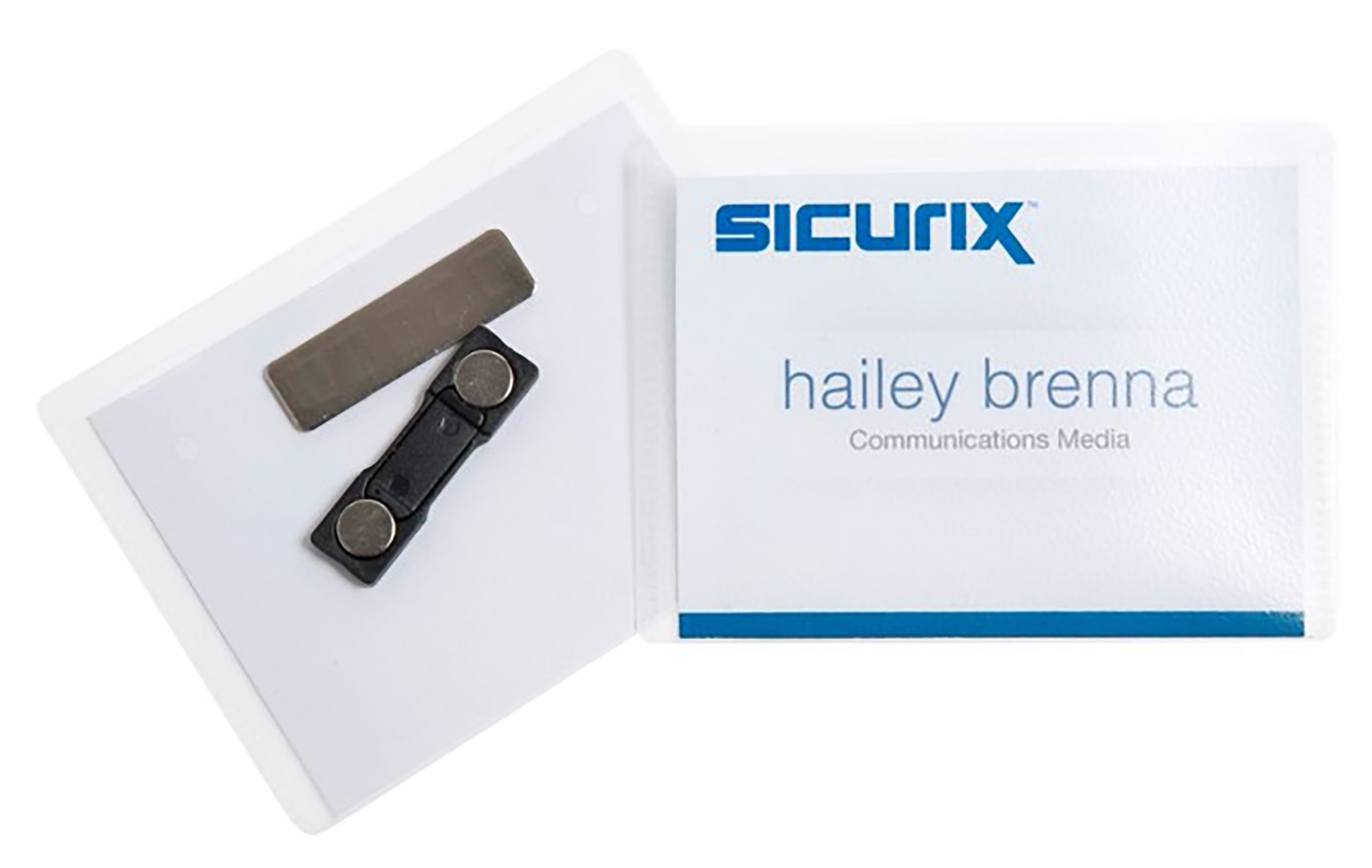 SICURIX Printable Badge Inserts 3 1/2" x 2 1/4" 56 Pack (67660)