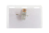 SICURIX Clip/Pin Combo Style Printable Badge Kit 3 1/2" x 2 1/4" Horizontal 50 Pack (67675)