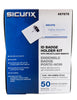 SICURIX Clip/Pin Combo Style Printable Badge Kit 3 1/2" x 2 1/4" Horizontal 50 Pack (67675)