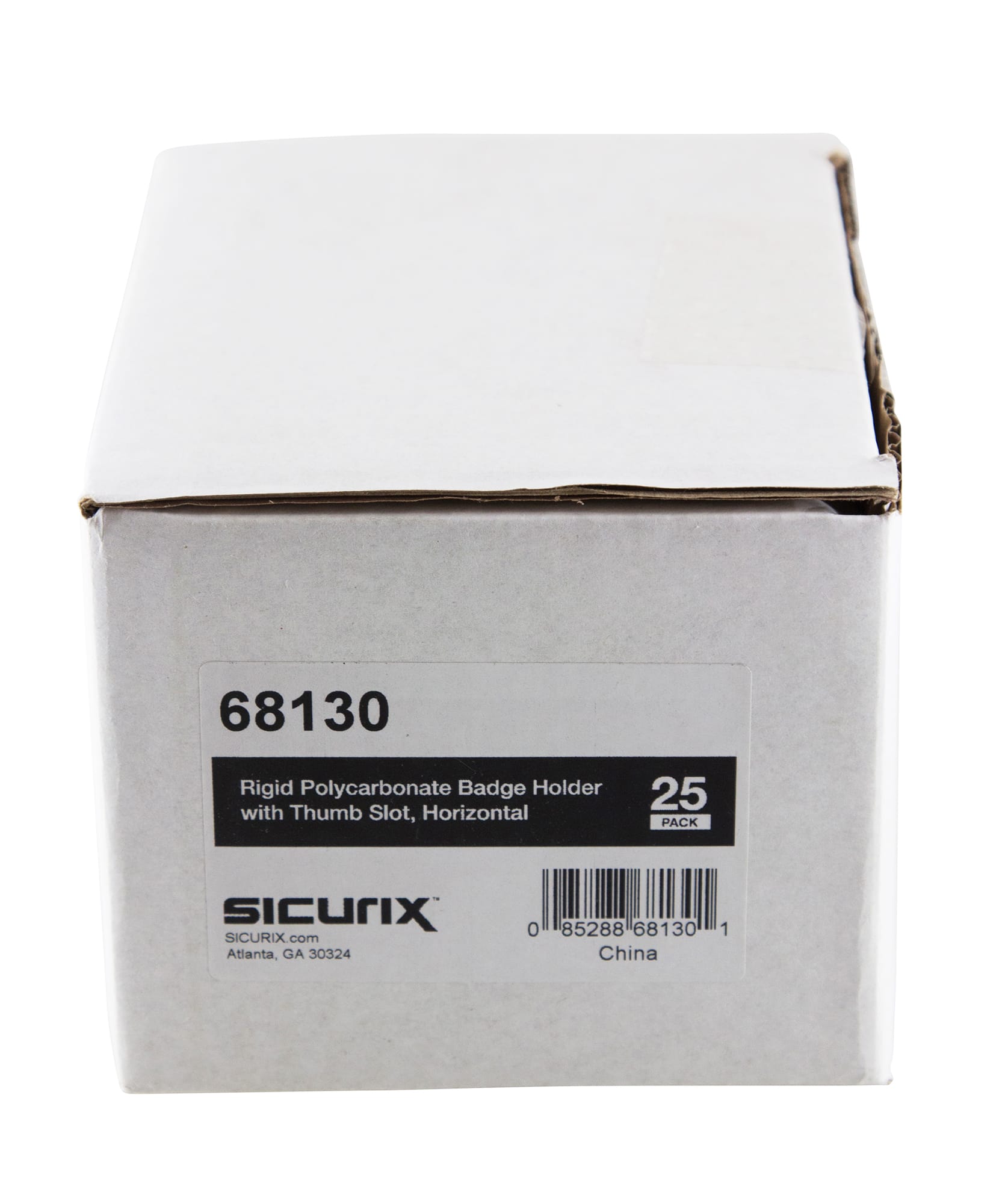 SICURIX Badge Holder PolyCarb Horizontal 25 Pack (68130)