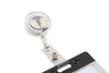 SICURIX Caduceus ID Badge Reels Round Swivel Spring Clip Strap ASSORTED Colors (68650)