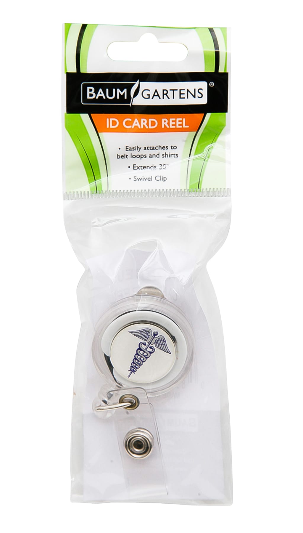 Swivel Spring Clip Round Badge Reel – 40005 – ID Badge Center