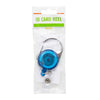 SICURIX Quick Clip ID Badge Reels Round Strap BLUE (68753)