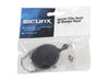 SICURIX Quick Clip ID Badge Reels Oval Strap BLACK (68754)