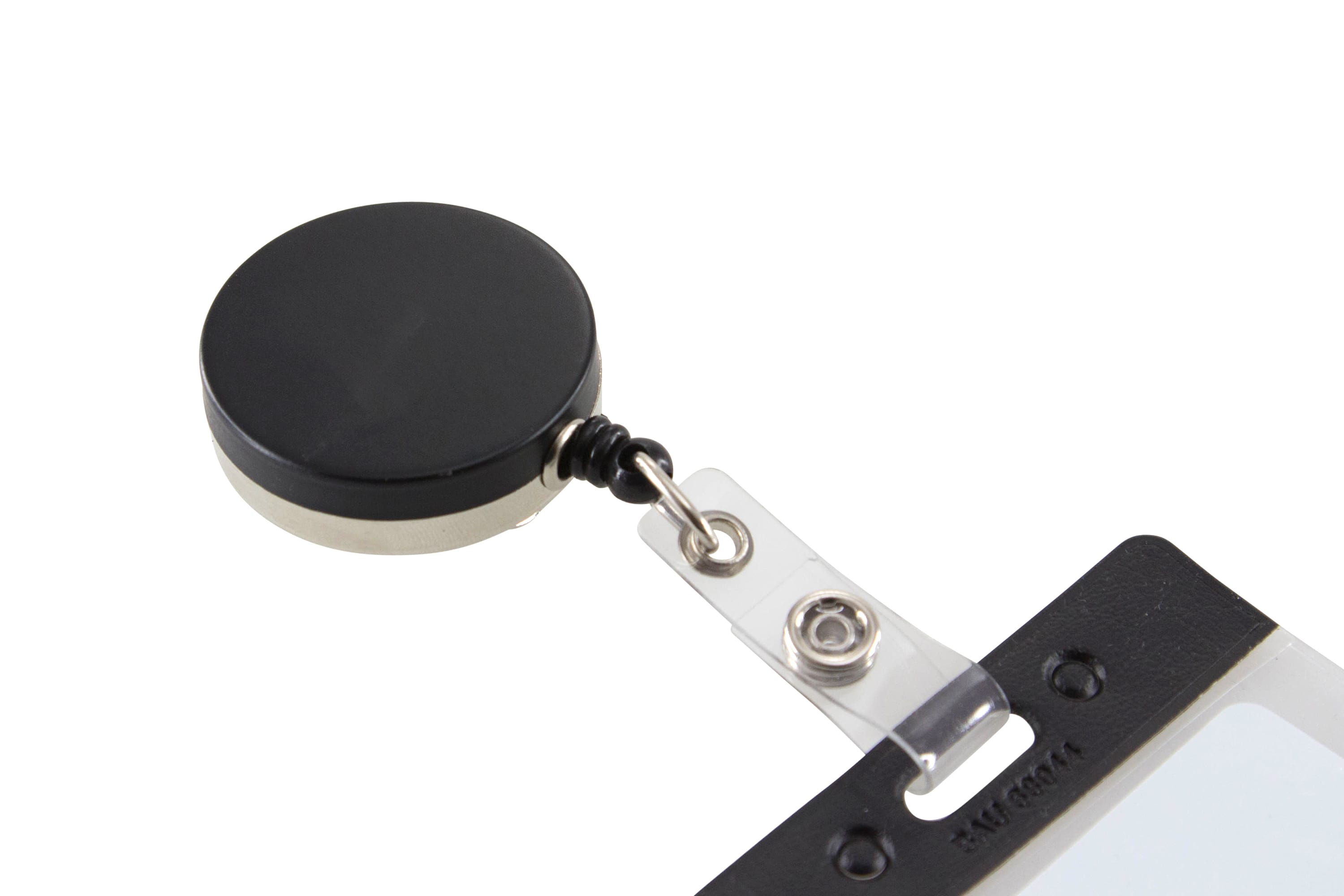 SICURIX Heavy Duty ID Badge Reel Round Belt Clip Strap BLACK (68814) –  Baumgartens 