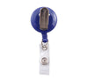 SICURIX Standard ID Badge Reel Round Swivel Spring Clip Strap BLUE (68843)