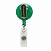 SICURIX Standard ID Badge Reel Round Swivel Spring Clip Strap GREEN (68846)