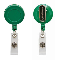 SICURIX Standard ID Badge Reel Round Belt Clip Strap CLEAR (68851