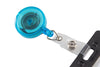 SICURIX Standard ID Badge Reel Round Belt Clip Strap BLUE (68853)